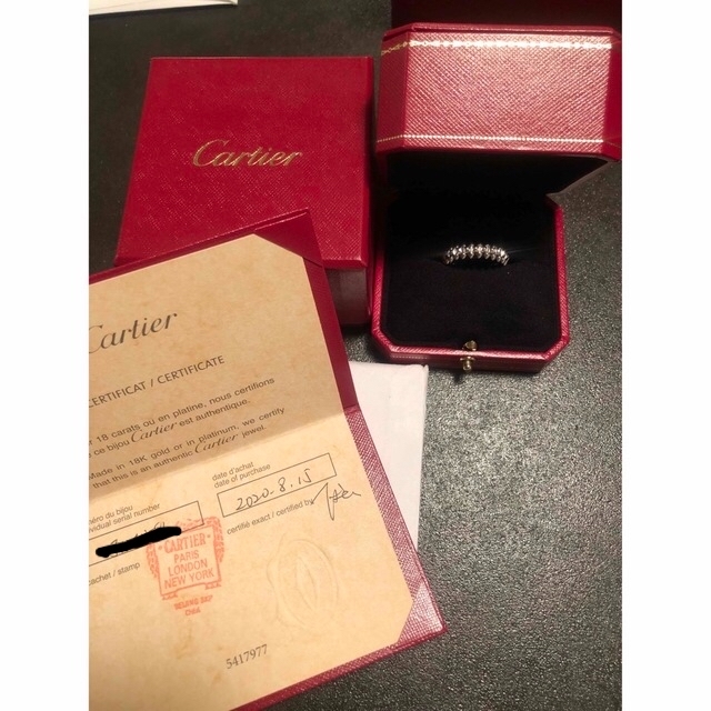 Cartier - cartier カルティエ クラッシュ リング WG 58 正規品