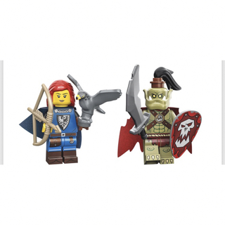 レゴ(Lego)のレゴ 71037  ミニフィグシリーズ24 オークと鷹匠のセット(その他)
