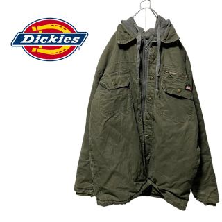 ディッキーズ(Dickies)の【Dickies】 フード付き レイヤードダック地ワークジャケット A-366(ブルゾン)