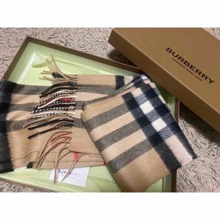 バーバリー(BURBERRY)のmic様　Burberry カシミヤマフラー(マフラー/ショール)