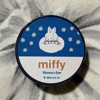 ミッフィー(miffy)のミッフィー マスキングテープ スリープ(テープ/マスキングテープ)