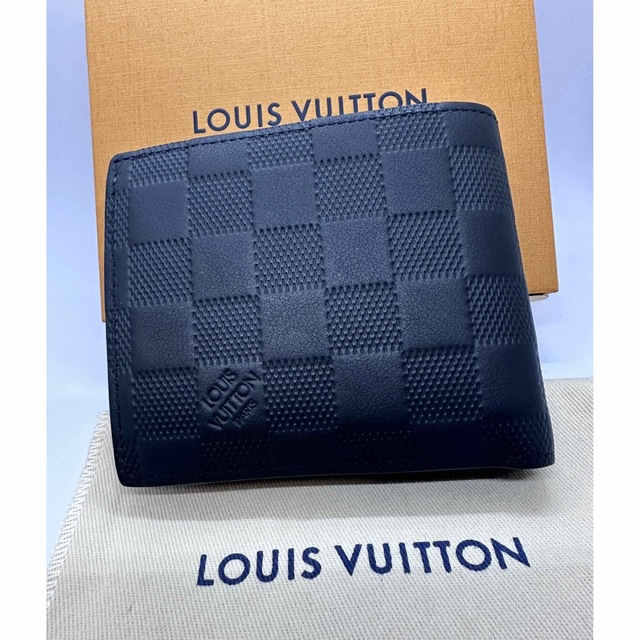 LOUIS VUITTON(ルイヴィトン)の美品 ルイヴィトン ポルトフォイユ・マルコ NM ダミエレザー 二つ折り財布 メンズのファッション小物(折り財布)の商品写真