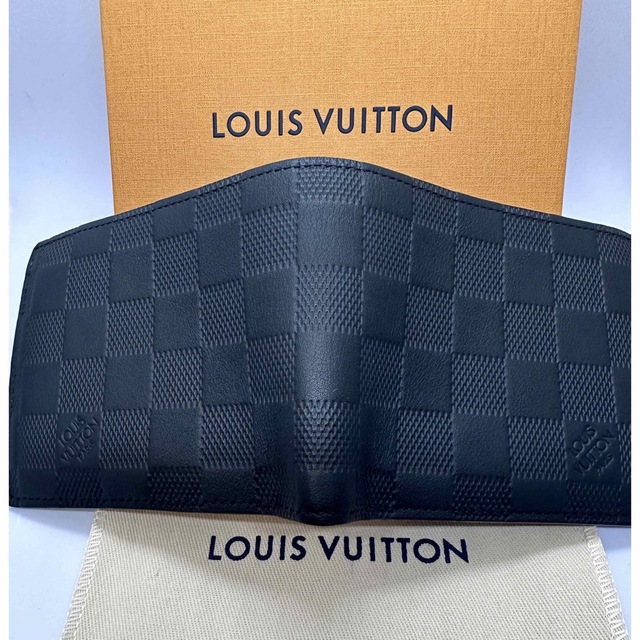 LOUIS VUITTON(ルイヴィトン)の美品 ルイヴィトン ポルトフォイユ・マルコ NM ダミエレザー 二つ折り財布 メンズのファッション小物(折り財布)の商品写真