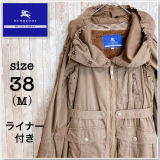 BURBERRY BLUE LABEL - バーバリーブルーレーベル モッズコート 38の