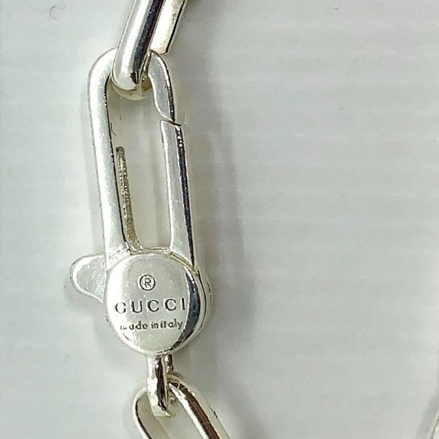 58 美品 グッチ インターロッキングG ブレスレット シルバー