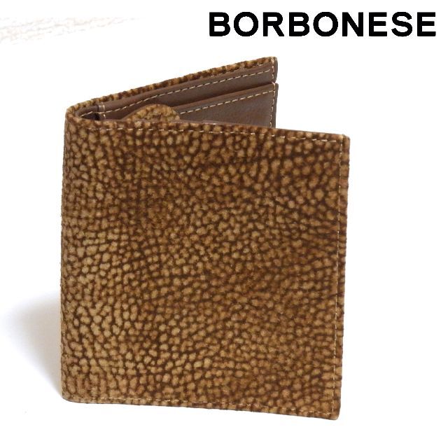 BORBONESE ボルボネーゼ redwall うずら柄 二つ折り財布 - 0