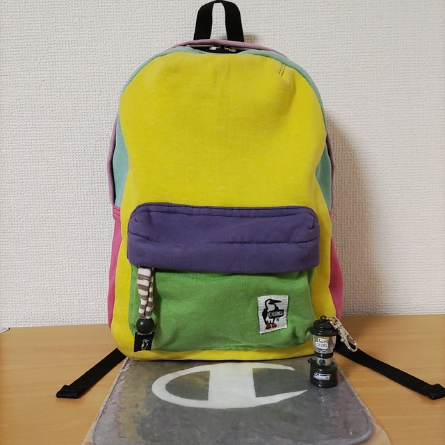 CHUMSコラボColemanキーホルダーChampionタオル付BAGリュック