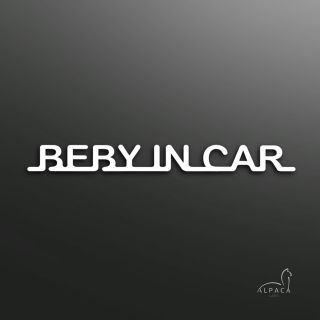 ベビーインカー◆UL【練習ステッカー付】ベビーオンボードbebyincar(車外アクセサリ)