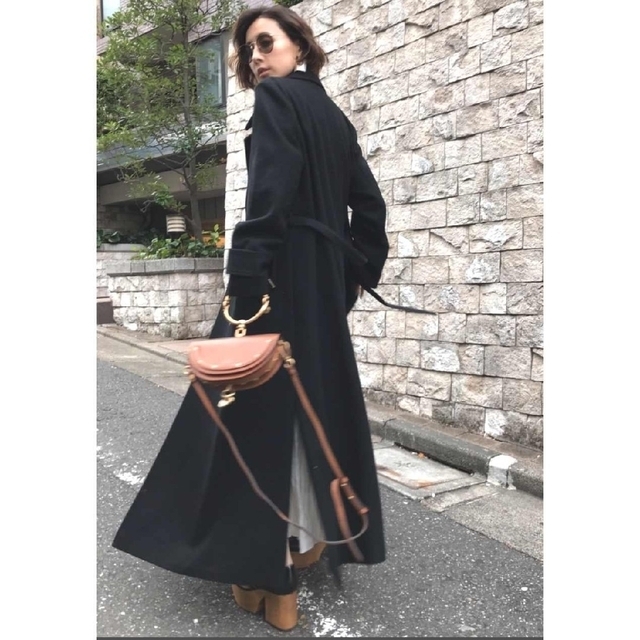 Ameri VINTAGE - Ameri【未使用品】ベルト付✨上質 フレアロングコート