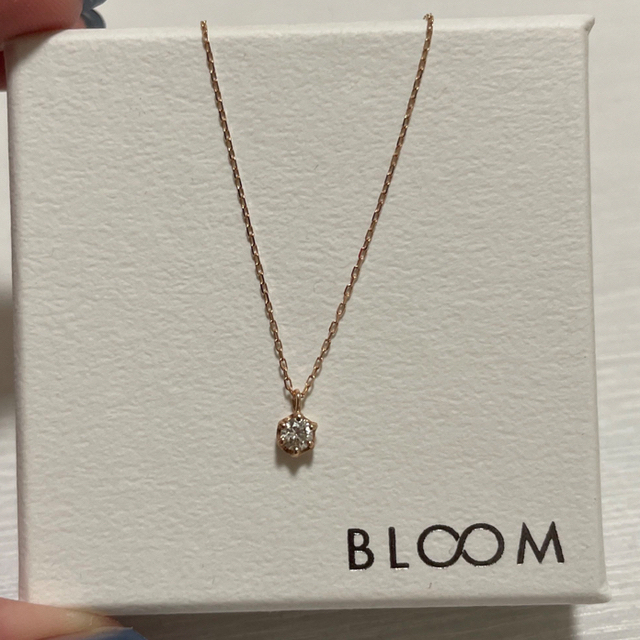 最終値下げ♥BLOOM♥ピンクゴールド♥ネックレス♥新品未使用♥ダイヤモンド♥