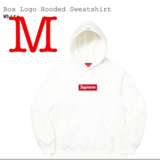 シュプリーム(Supreme)のsupreme Box Logo Hooded Sweatshirt 白(パーカー)