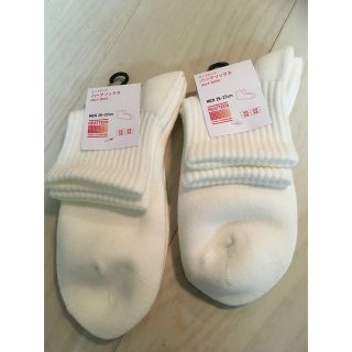 ユニクロ(UNIQLO)の専用新品　ユニクロ　ヒートテックハーフソックス　ホワイト(ソックス)