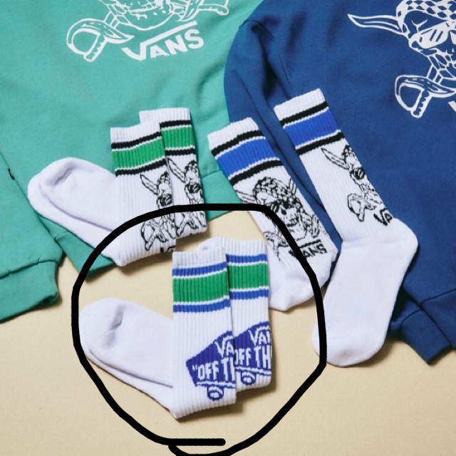 たーちゃん様　専用　vans 靴下 メンズのレッグウェア(ソックス)の商品写真