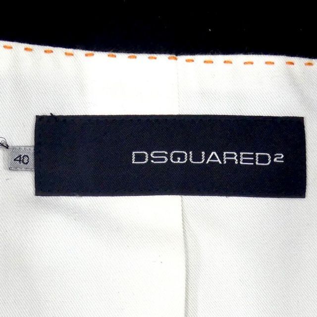 チェスターコート XXS 黒 DSQUARED2 ディースクエアードNR3097