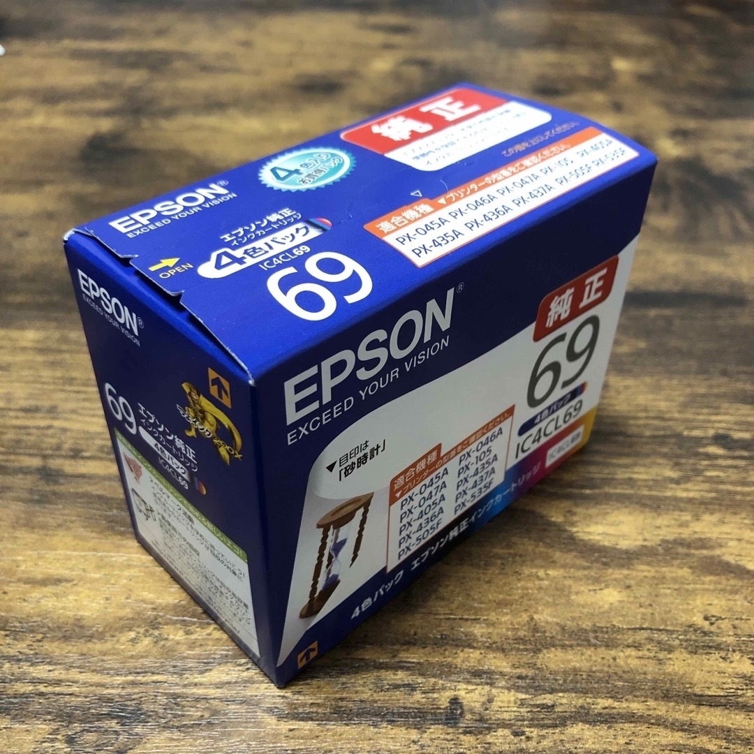 EPSON - エプソン 純正 インクカートリッジ 砂時計 IC4CL69 4色パック