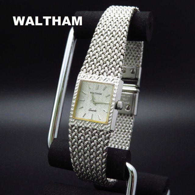 WALTHAM 腕時計 ブレスレットウォッチ シルバー アンティーク