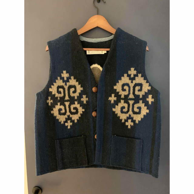 オアハカ ラグ ベスト OAXACA RUG VEST ベージュ