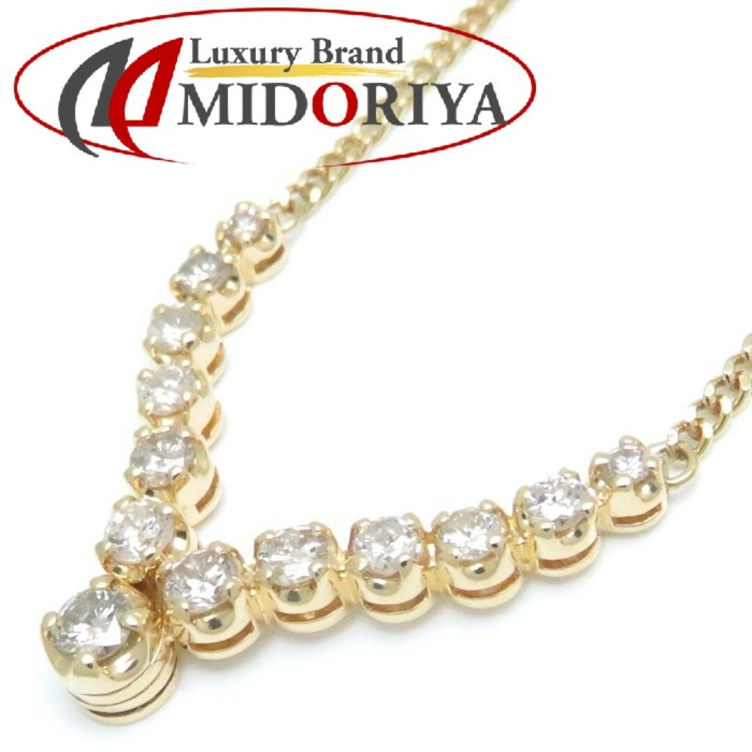 完成品 K18YG ダイヤモンド1.00ct ネックレス ダイヤモンド イエロー