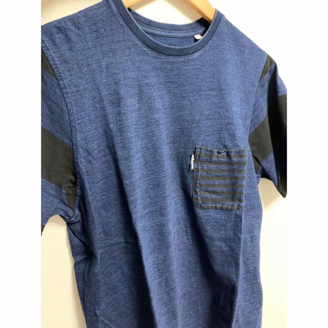 BLUE BLUE(ブルーブルー)の★BLUE BLUE インディゴ染め ポケットTシャツ ★ブルーブルー メンズのトップス(Tシャツ/カットソー(半袖/袖なし))の商品写真