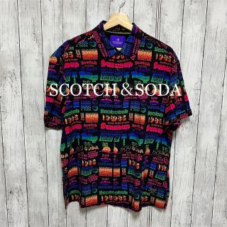 スコッチアンドソーダ(SCOTCH & SODA)の新品！SCOTCH&SODA 半袖シャツ！Lサイズ(シャツ)