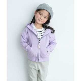 アーバンリサーチドアーズ(URBAN RESEARCH DOORS)の【PURPLE】裏毛ジップパーカー(KIDS)(その他)