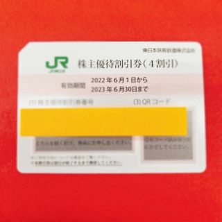 JR東日本　株主優待割引券　4割引　40%OFF(その他)