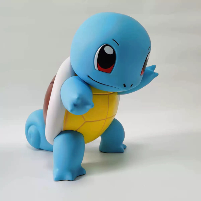 白木/黒塗り ポケモン ゼニガメ 42cmフィギュア ポケットモンスター