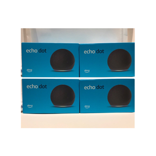 エコー(ECHO)のEcho Dotエコードット第4世代スマートスピーカーwith Alexa黒×4(スピーカー)