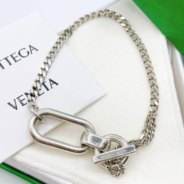 人気ブランドの新作 Bottega Veneta 【新品未使用】BOTTEGA VENETA チェーンブレスレット シルバー ブレスレット 