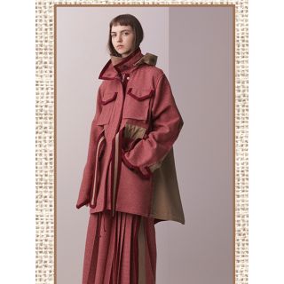 サカイ(sacai)の専用　sacai 美品⭐︎ コレクション　チェック　ドッキング　コート(モッズコート)