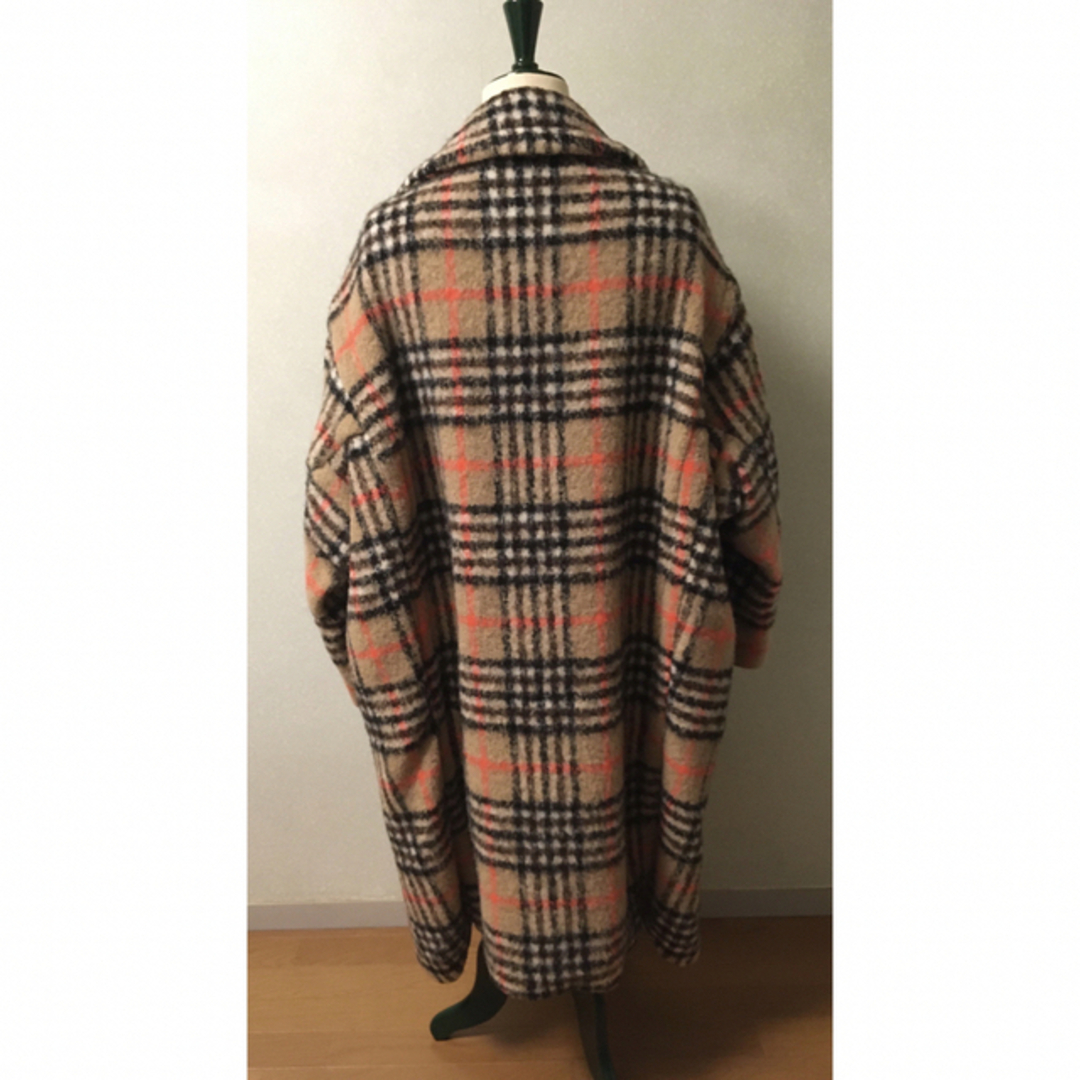 新品UNUSEDアンユーズド Check Coat チェックコート18aw - チェスター