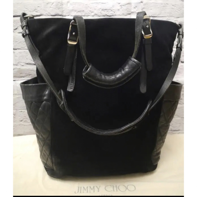 24万★JIMMY CHOO ジミーチュウ BLARE 2way トート バッグ