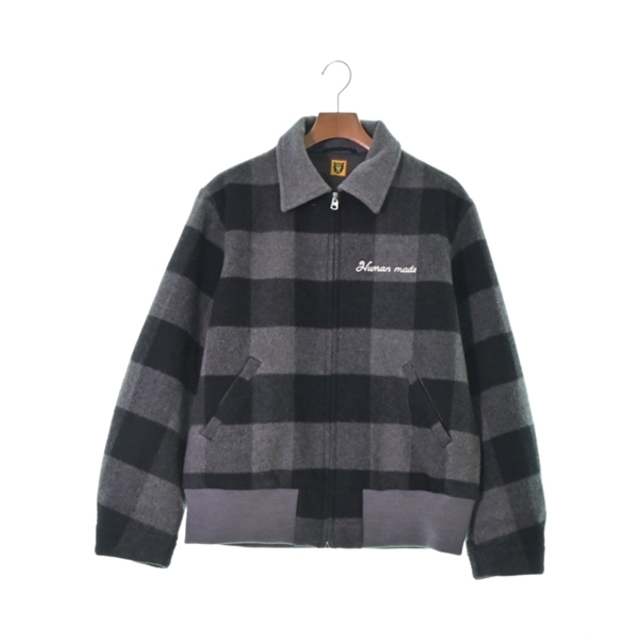 最安 MADE HUMAN - 【古着】【中古】 グレーx黒(チェック) M ブルゾン
