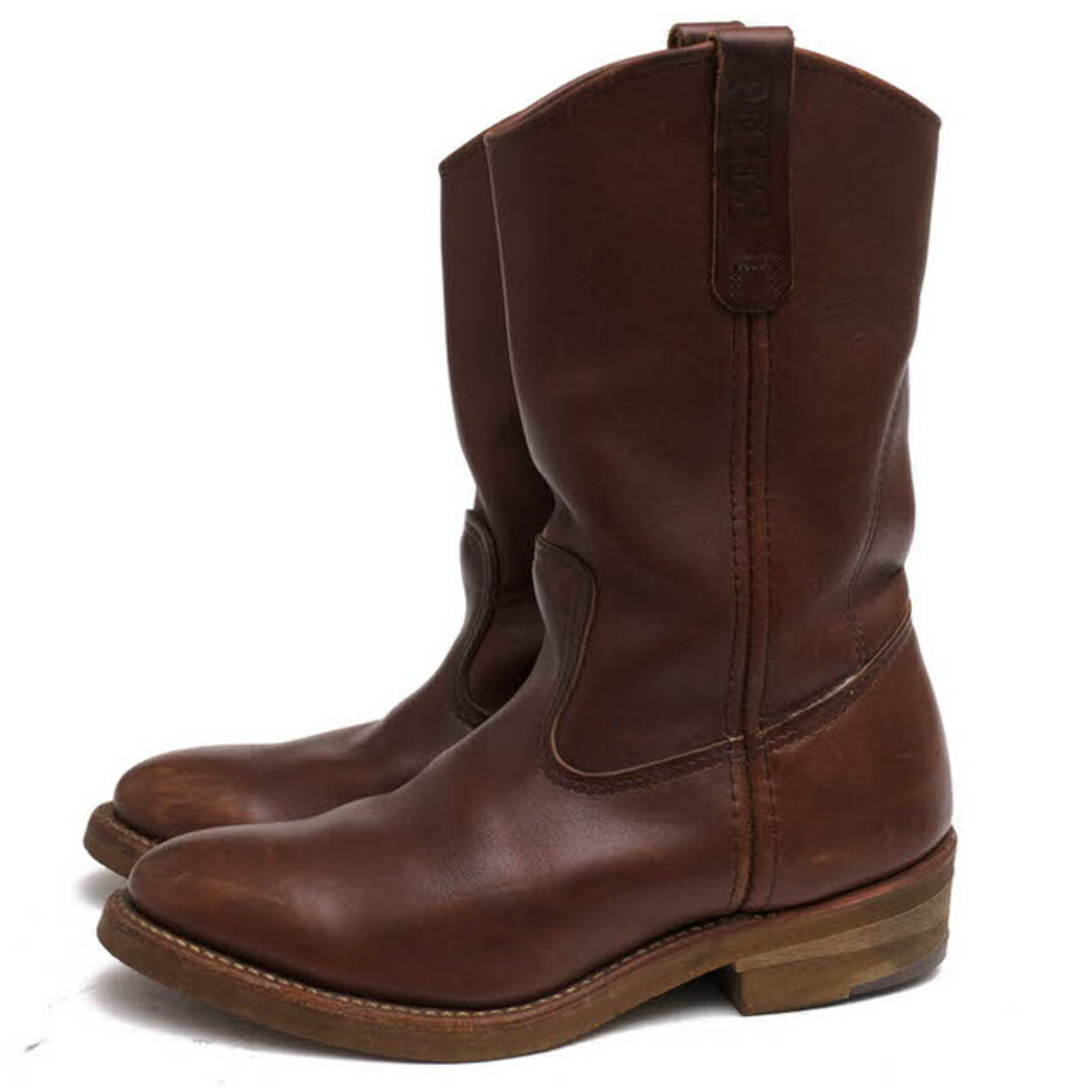 レッドウィング／RED WING ペコスブーツ シューズ 靴 メンズ 男性 男性用レザー 革 本革 ブラウン 茶  9866 Irish Setter 9" Pecos グッドイヤーウェルト製法 プレーントゥ