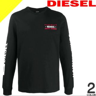 ディーゼル(DIESEL)の美品DIESEL ディーゼル／ロングTシャツ ロンT クルーネック Sサイズ(Tシャツ/カットソー(半袖/袖なし))