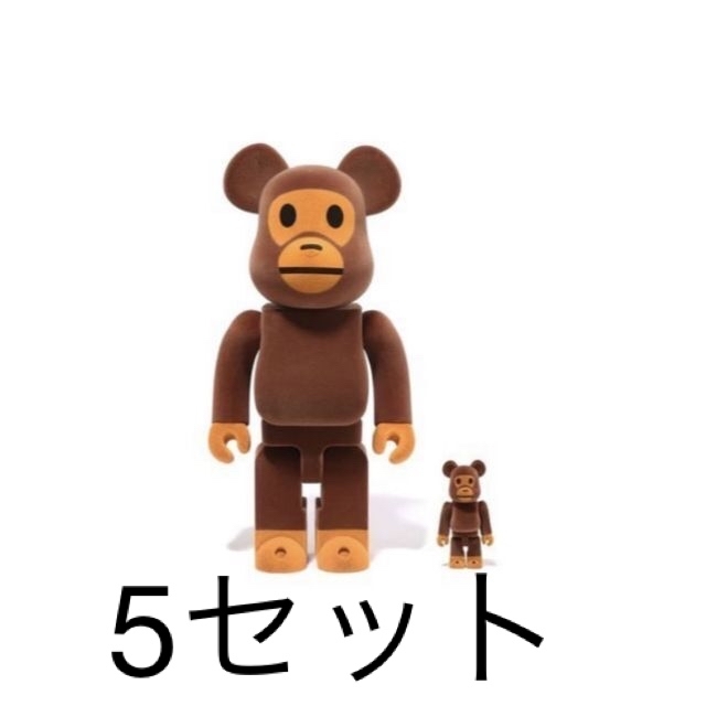 エンタメ/ホビーBE@RBRICK BABY MILO Flocky Ver. 100 &400