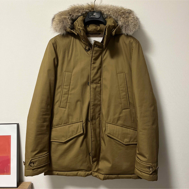 WOOLRICH(ウールリッチ)の【極美品】WOOLRICH ウールリッチ LAMINATED PARKA S メンズのジャケット/アウター(ダウンジャケット)の商品写真