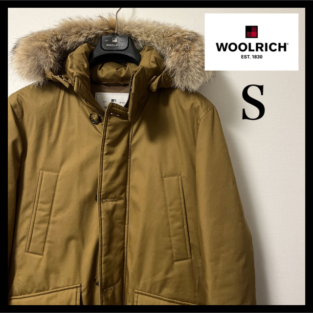 【極美品】WOOLRICH ウールリッチ LAMINATED PARKA S