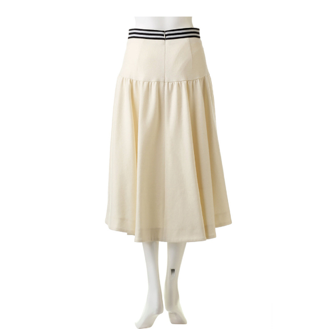 新品未着用！ボーダーズアットバルコニー　FLARE WOOL SKIRT 36