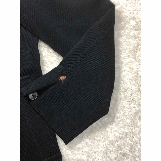 45rpm(フォーティーファイブアールピーエム)の美品45rpm ピーコート ブラックカラー サイズ1(s) ウール100% メンズのジャケット/アウター(ピーコート)の商品写真