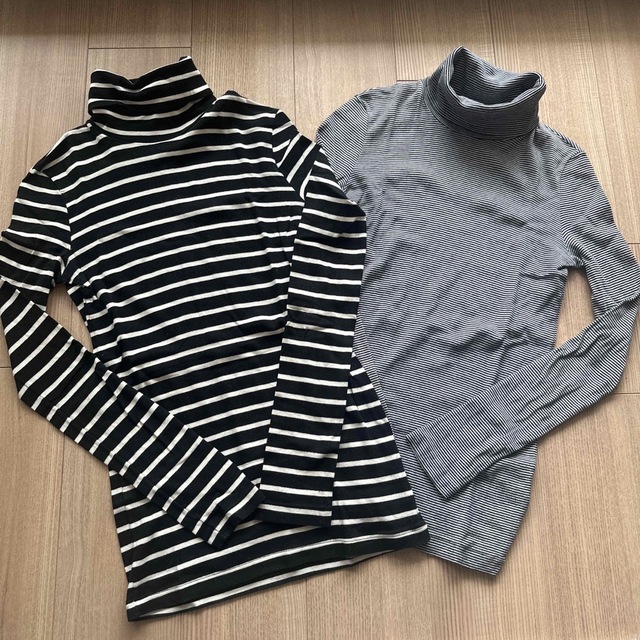 PETIT BATEAU(プチバトー)のプチバトー　タートル2点セット レディースのトップス(Tシャツ(長袖/七分))の商品写真