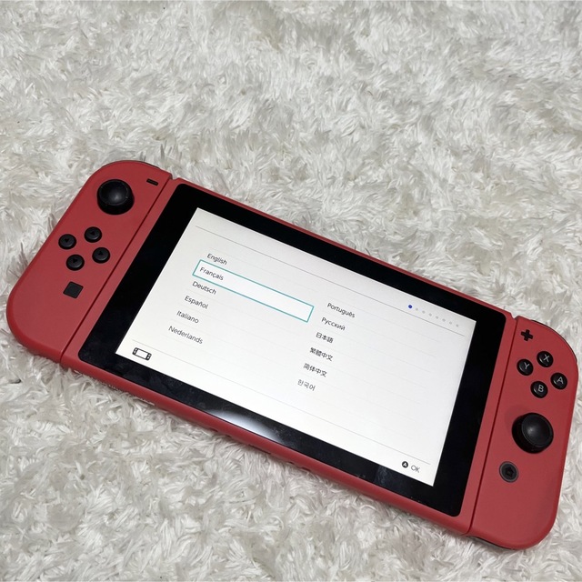 ニンテンドースイッチ本体　マリオレッド×ブルーセット　箱あり 3