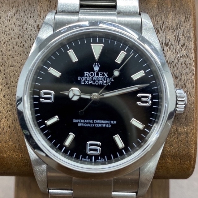 ROLEX(ロレックス)のひーちゃん様専用ロレックス　エクスプローラー　114270 Mシリアル　 メンズの時計(腕時計(アナログ))の商品写真