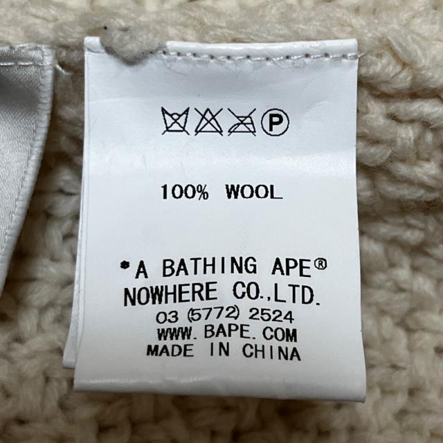 A BATHING APE(アベイシングエイプ)のア ベイシング エイプ 長袖セーター M - メンズのトップス(ニット/セーター)の商品写真