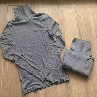プチバトー(PETIT BATEAU)のプチバトー　タートルネック2点セット(Tシャツ(長袖/七分))