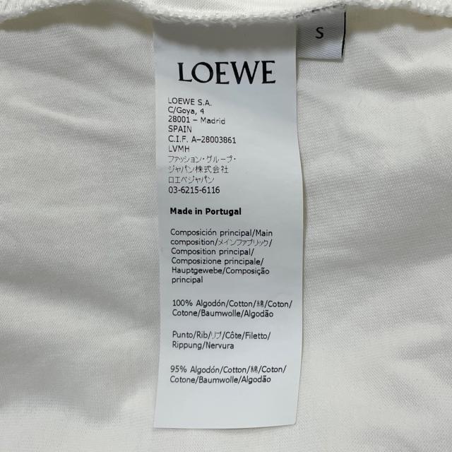 LOEWE(ロエベ)のロエベ 半袖カットソー サイズS レディース レディースのトップス(カットソー(半袖/袖なし))の商品写真