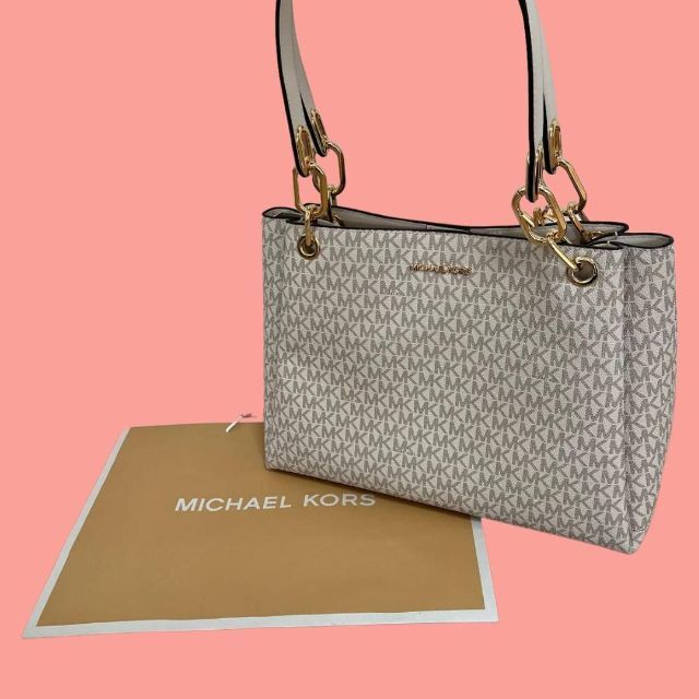 新品☆ MICHAEL KORS マイケルコース　トートバッグ　バニラマルチ