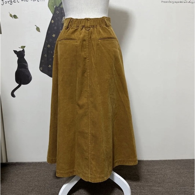 niko and...(ニコアンド)の∇158 ニコアンド キャメル系 コーデュロイ スカート レディースのスカート(ロングスカート)の商品写真