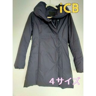 icb ダウントレンチコート ネイビー9号