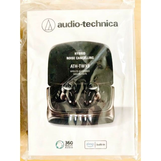 audio-technica(オーディオテクニカ)のオーディオテクニカ ATH-TWX9 ノイズキャンセリング イヤホン スマホ/家電/カメラのオーディオ機器(ヘッドフォン/イヤフォン)の商品写真